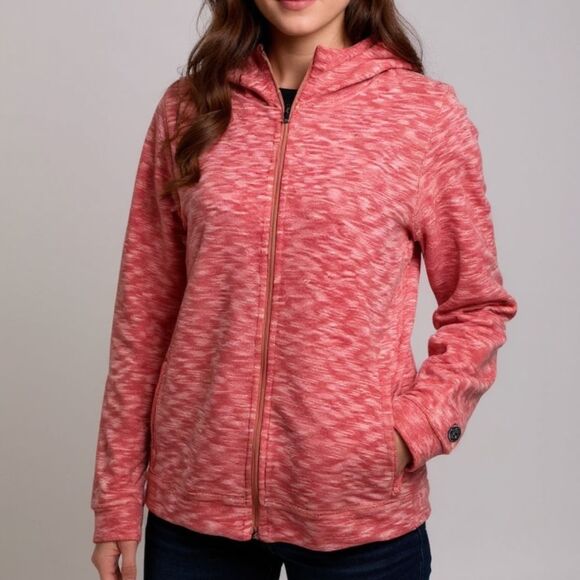 Kuhl Tops - KÜHL Women’s Lightweight Hooded Zip-Up Jacket | Salmon Pink | Size Large